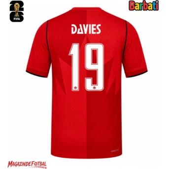 Canada Alphonso Davies #19 Tricou Fotbal Replică Mondial 2026 Barbati Acasa
